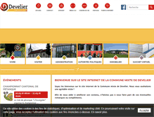Tablet Screenshot of develier.ch